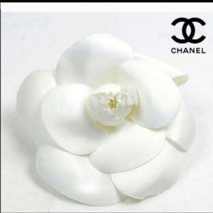Authentic Chanel white camellia flower